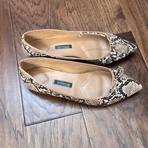 Snake skin flats